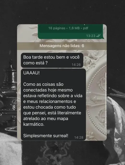 Depoimento sobre o Mapa Kármico