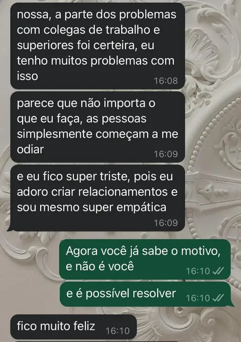 Depoimento sobre o Mapa Kármico